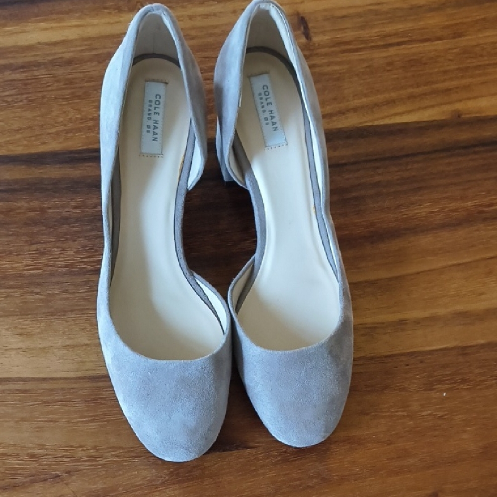 Cole Haan Women's Gray Suede Flats